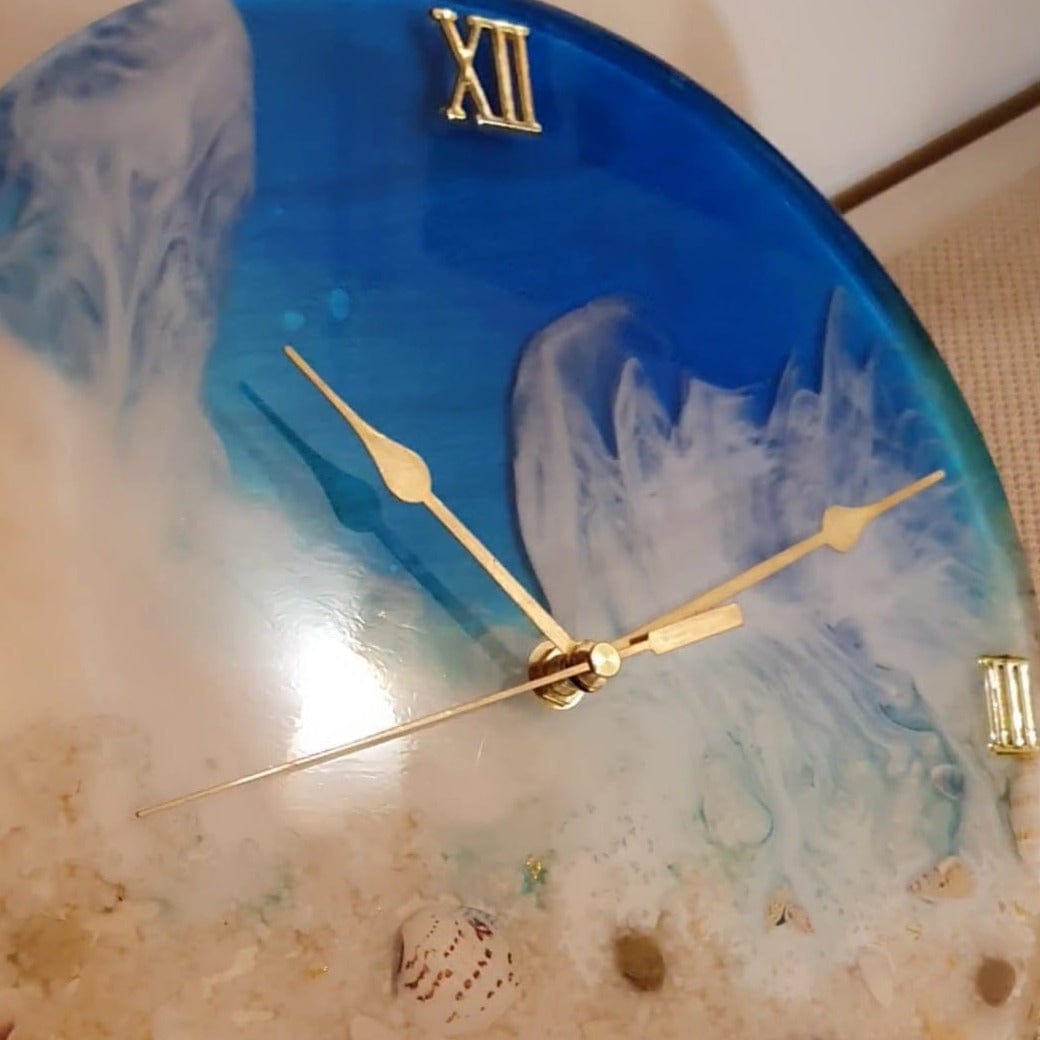 Resin clock