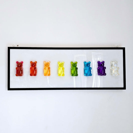 Pop art painting Rainbow Bears 🌈