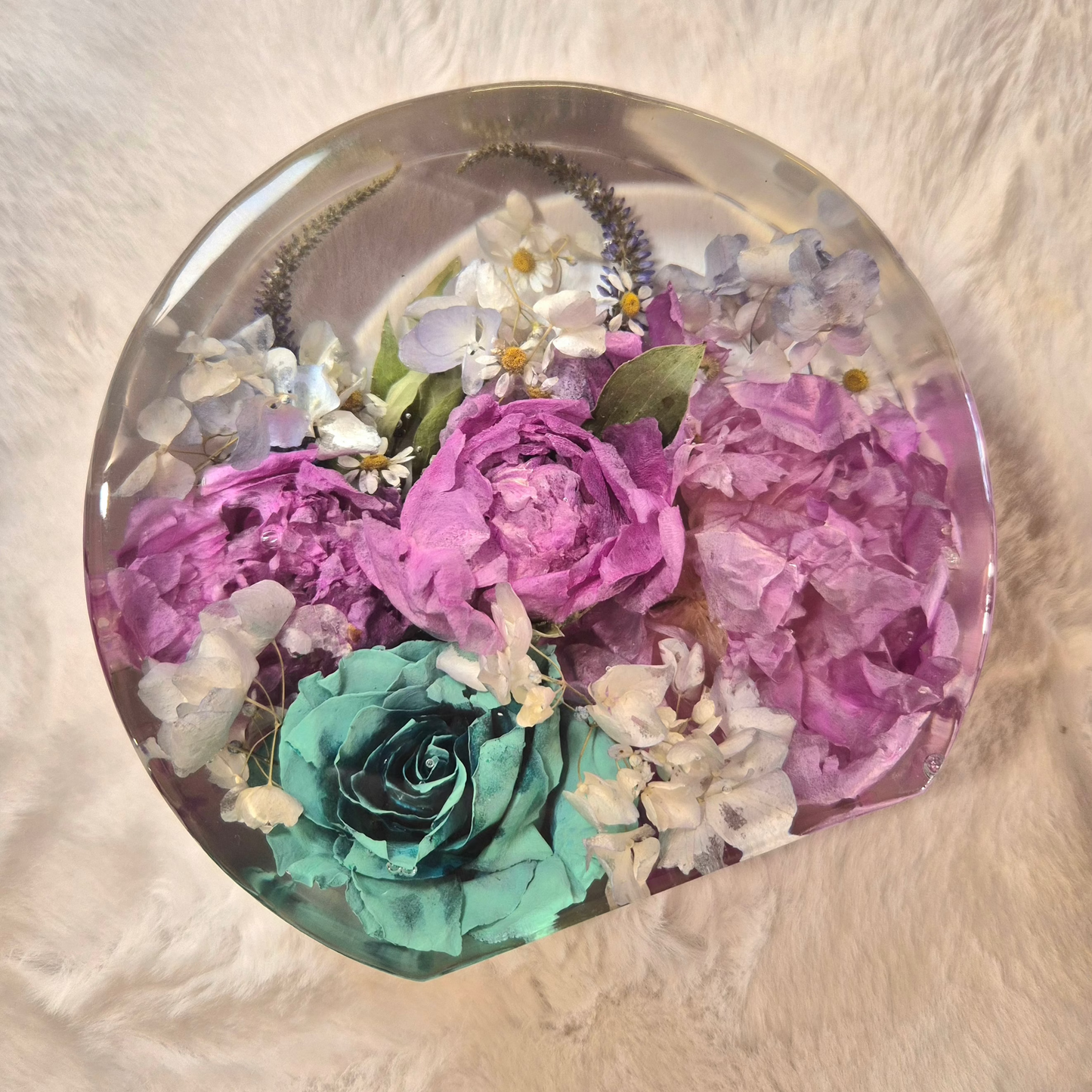 Conservazione bouquet sposa - forma semicircolare