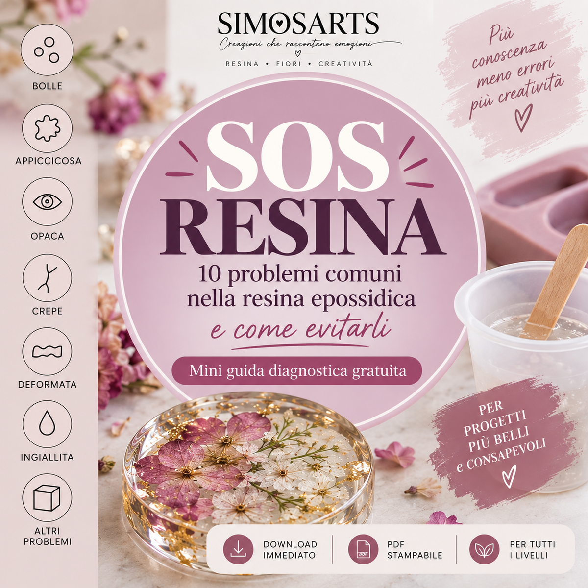 SOS Resina | 10 errori comuni nella resina epossidica