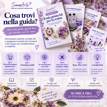 Il mio primo kit per la resina | Mini guida gratuita per iniziare