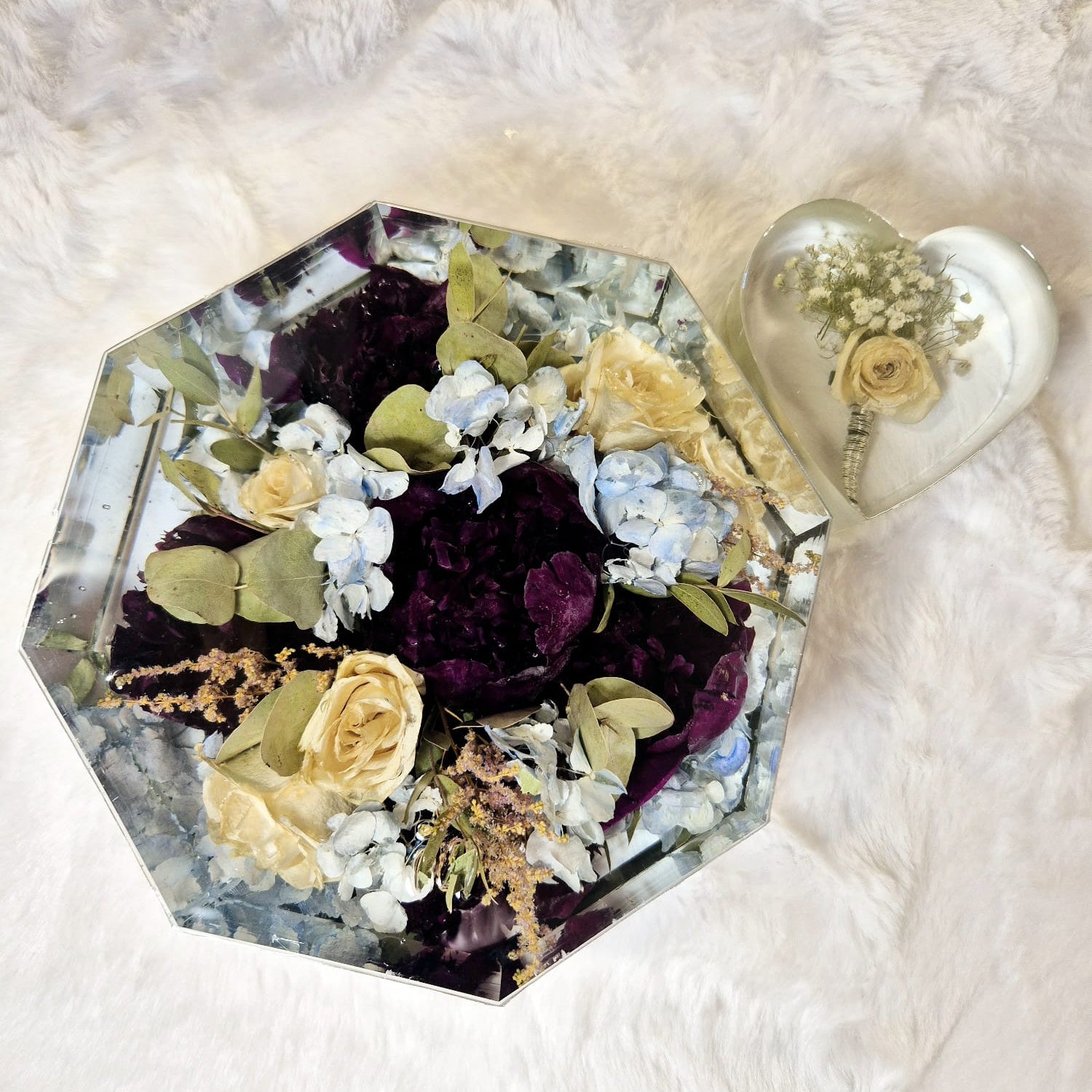 ottagono grande in resina