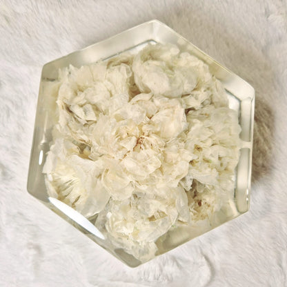 Bridal bouquet preservation - hexagonal shape