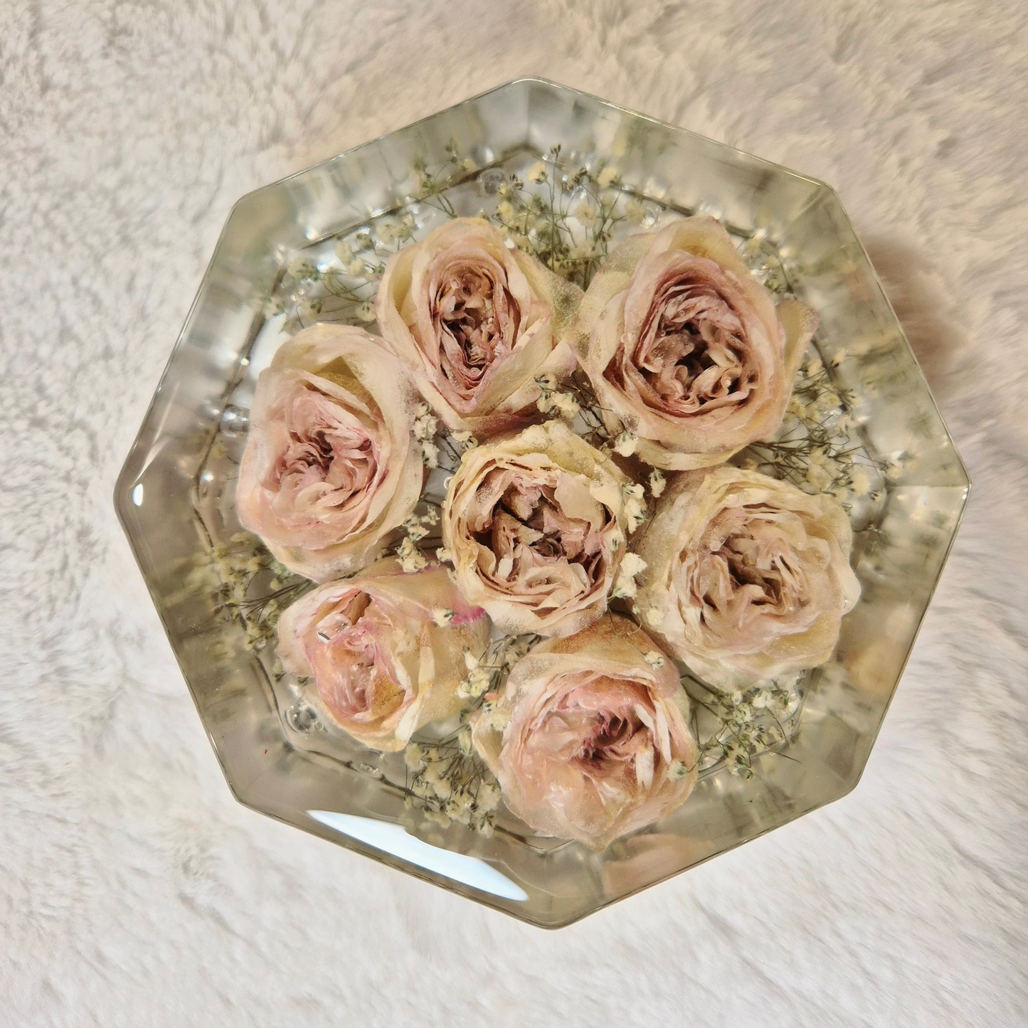 Conservazione bouquet sposa - forma Ottagonale