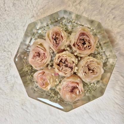 Conservazione bouquet sposa - forma Ottagonale