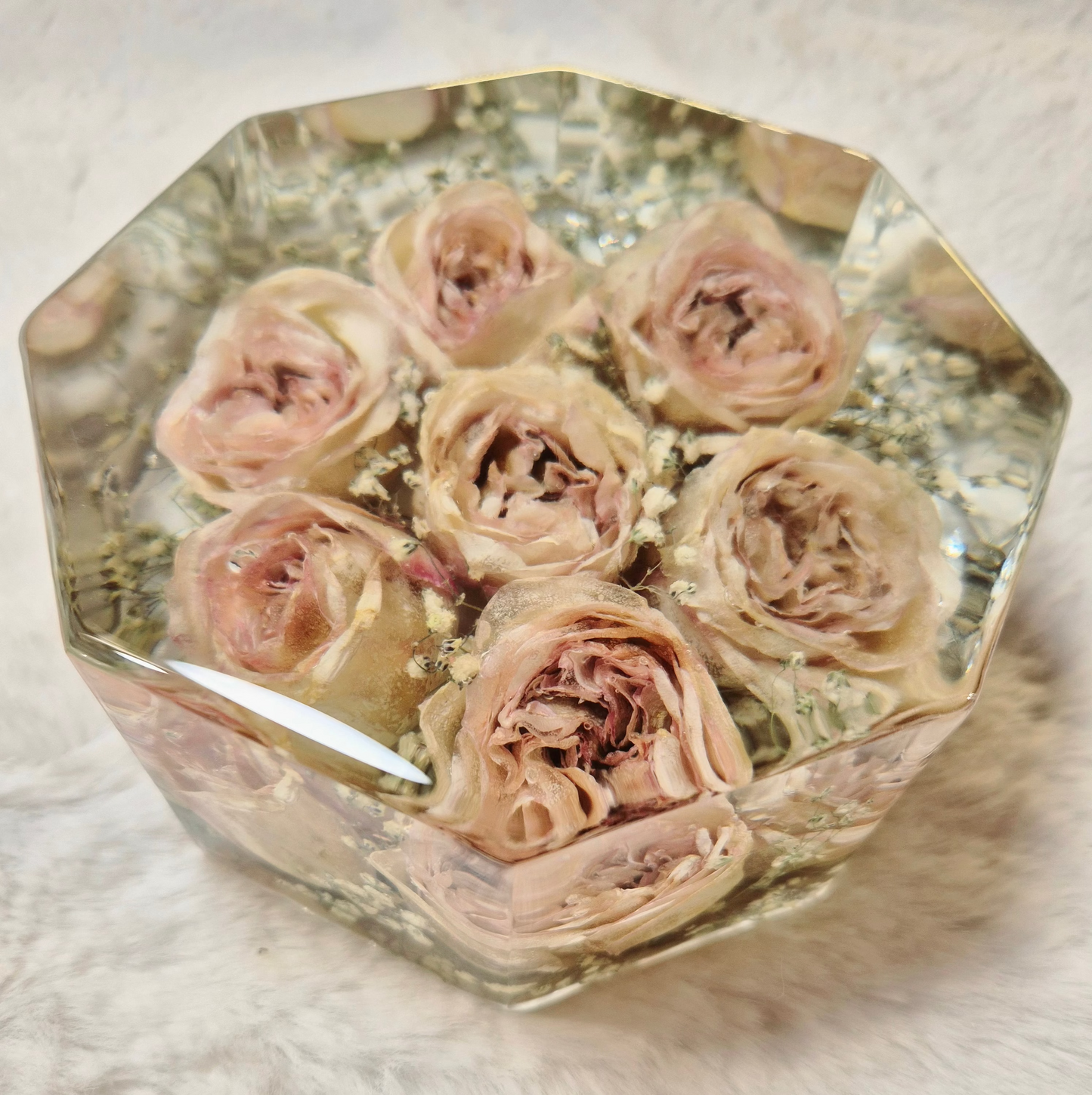 Conservazione bouquet sposa - forma Ottagonale